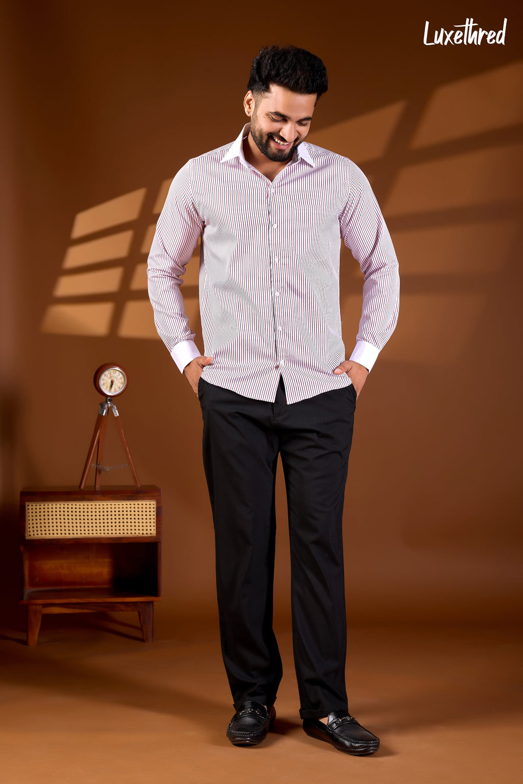 LuxThread Textured Shirt - Signature Style and Comfort