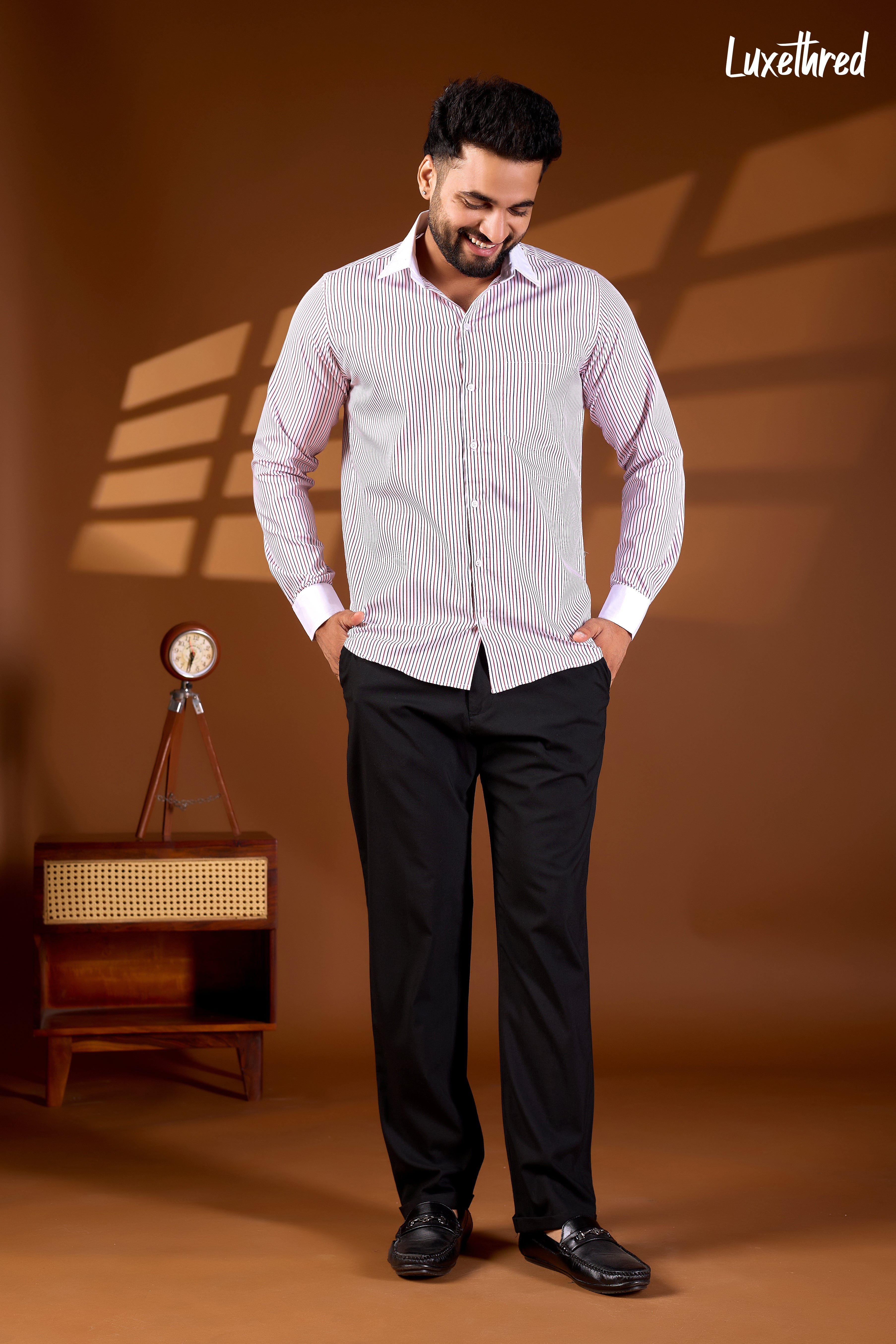 LuxThread Textured Shirt - Signature Style and Comfort