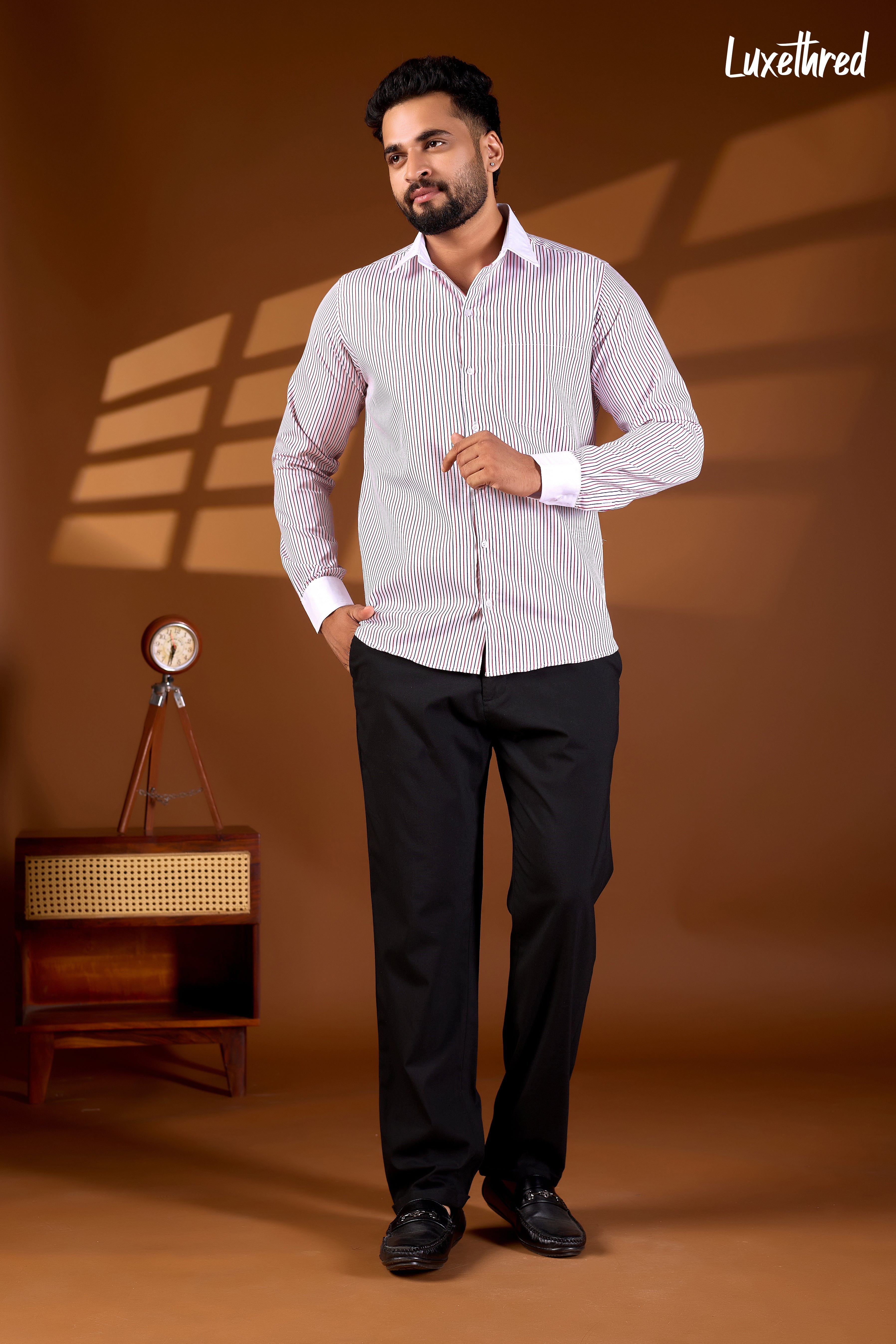 LuxThread Textured Shirt - Signature Style and Comfort