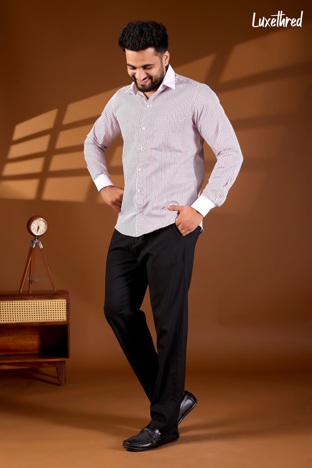 LuxThread Textured Shirt - Signature Style and Comfort