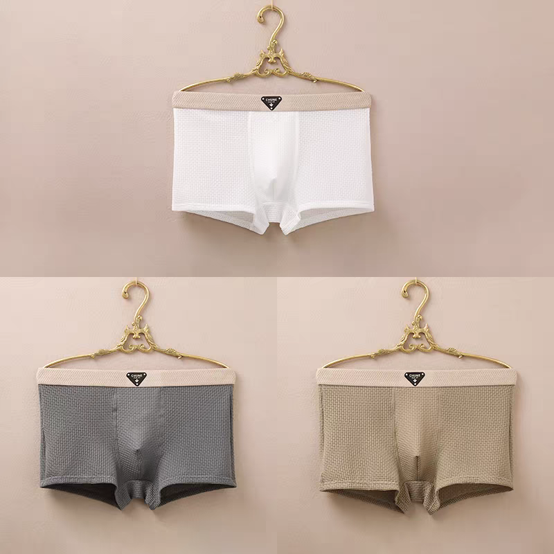 TenaxTees Men's Premium Waffle Knit Boxer Briefs