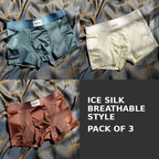 Premium Ice Silk Textured Boxer Briefs