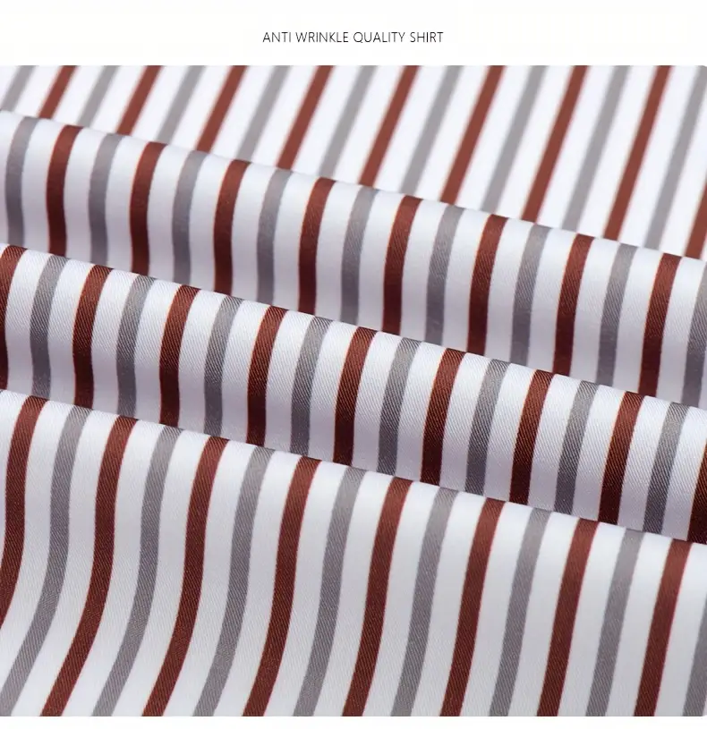 Luxthred luxery multi stripe Regular Fit Formal Shirts - Textured Full Sleeves Design