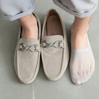 Men's 5-Pair Summer Ultra-Thin Nylon Ankle Socks: Breathable, Non-Slip, & Comfortable