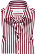 Tailor-made Striped Shirt in Red - A-Grade 104 Quality for Ultimate Comfort and Style