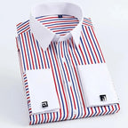 Luxthred Premium Regular Fit Formal Shirts - Textured Full Sleeves Design