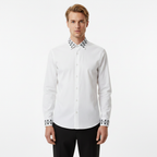Luxethred Premium Embroidered White Shirt - The Perfect Premium Embroidered White Shirt for Any Occasion