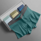 Men's 3-Pack Seamless Ice Silk Boxer Briefs