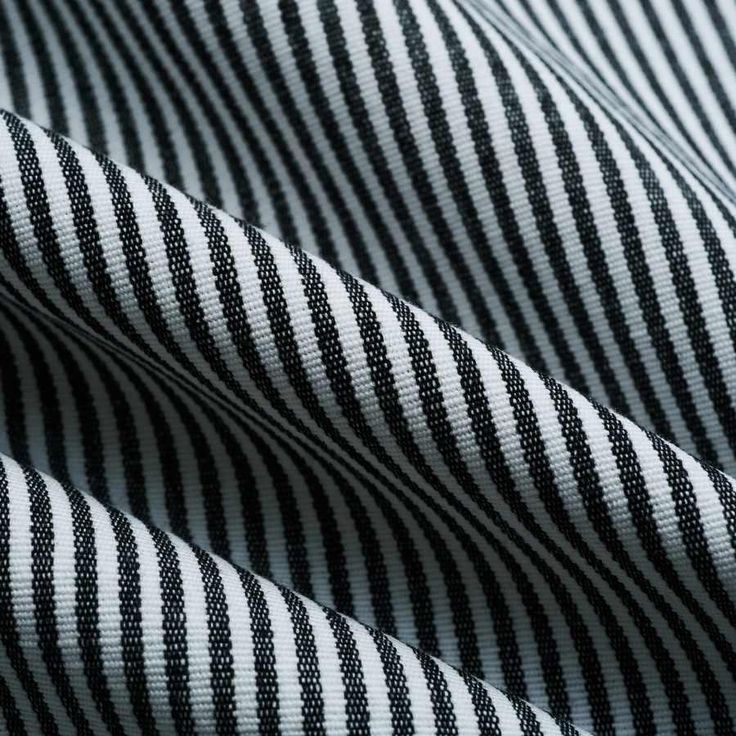 Classic Black and White Stripe Formal Shirt with Pocket - Full Sleeve Style