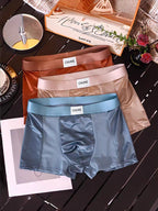 Premium Ice Silk Textured Boxer Briefs