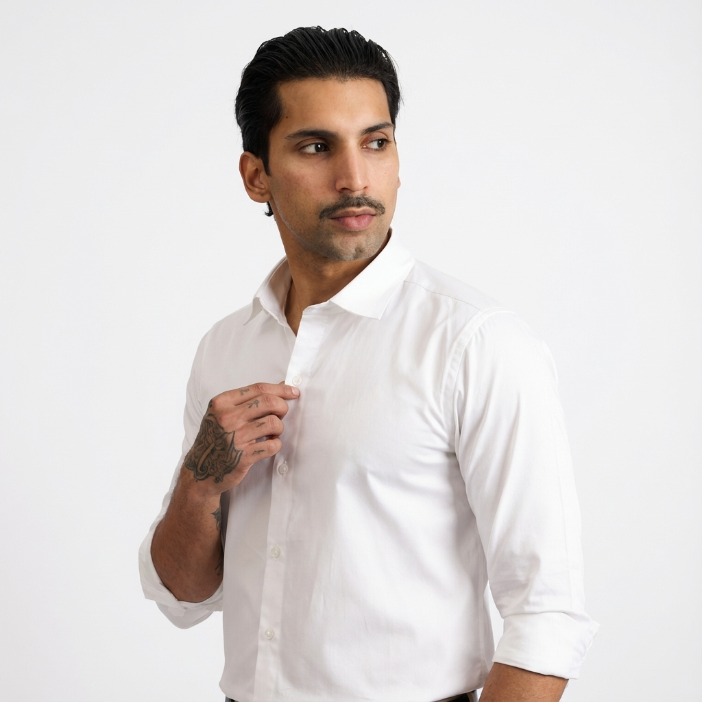Luxethred Classic Formalwear White Shirt