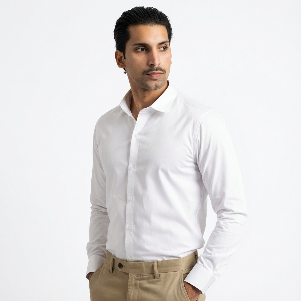 Luxethred Classic Formalwear White Shirt