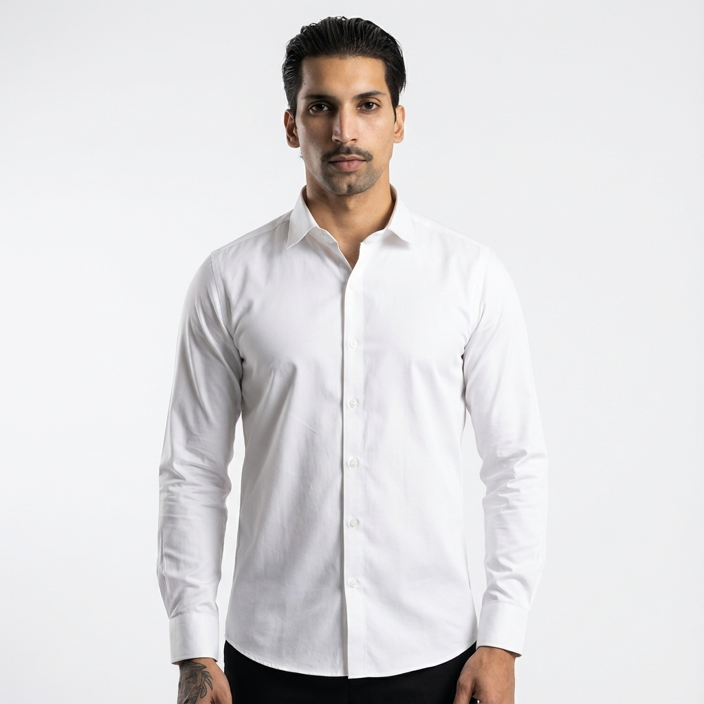 Luxethred Classic Formalwear White Shirt