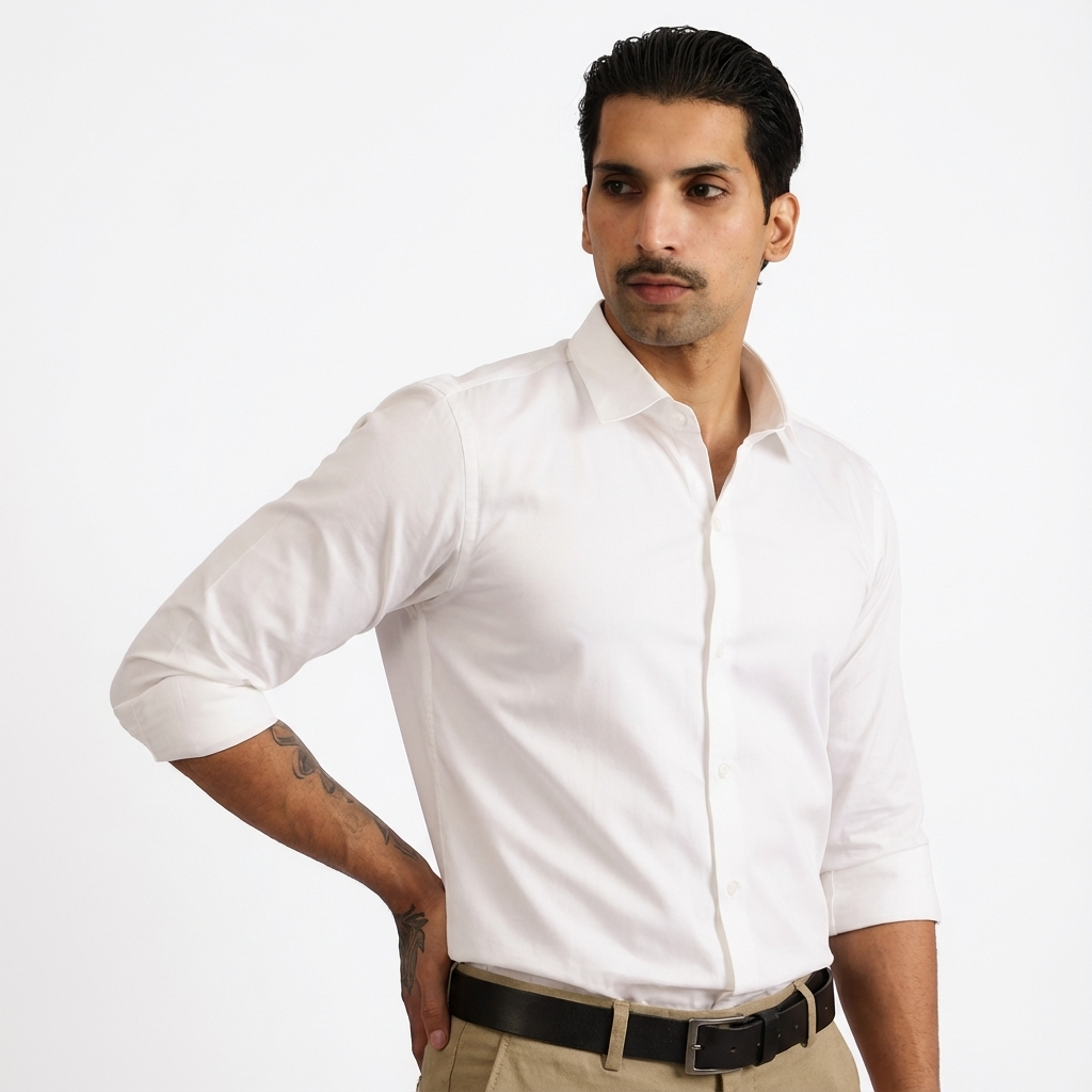 Luxethred Classic Formalwear White Shirt