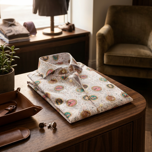 Luxethred Bespoke Full Sleeve Shirts for Men - Elevate Your Elegance Look - Code 301