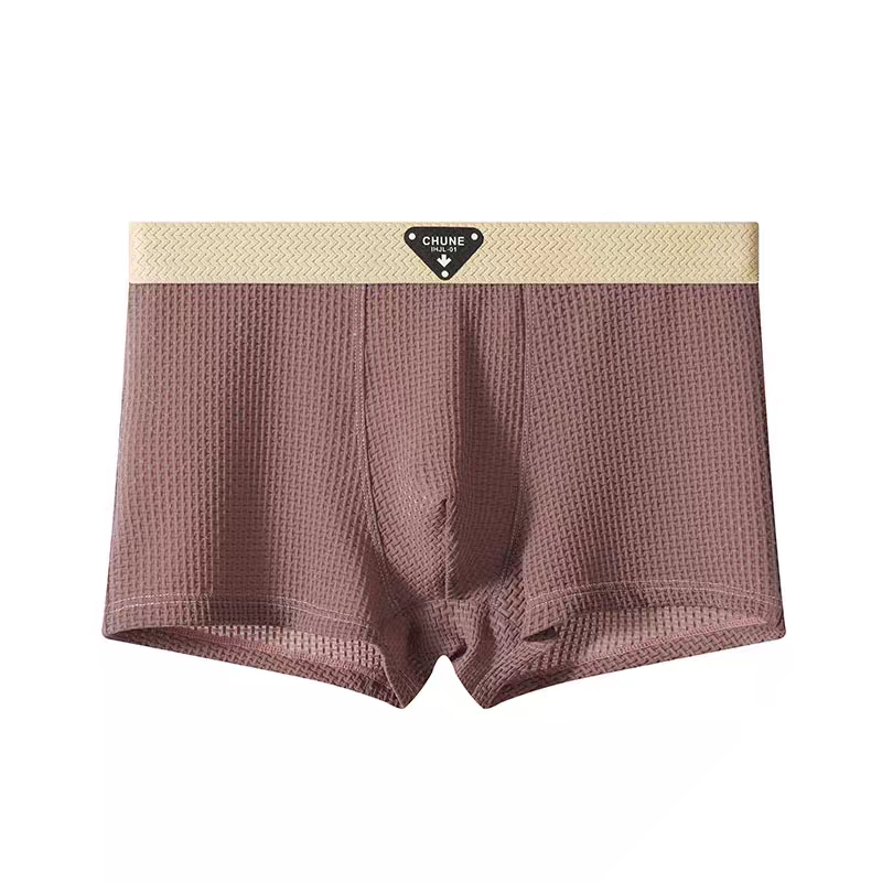 TenaxTees Men's Premium Waffle Knit Boxer Briefs