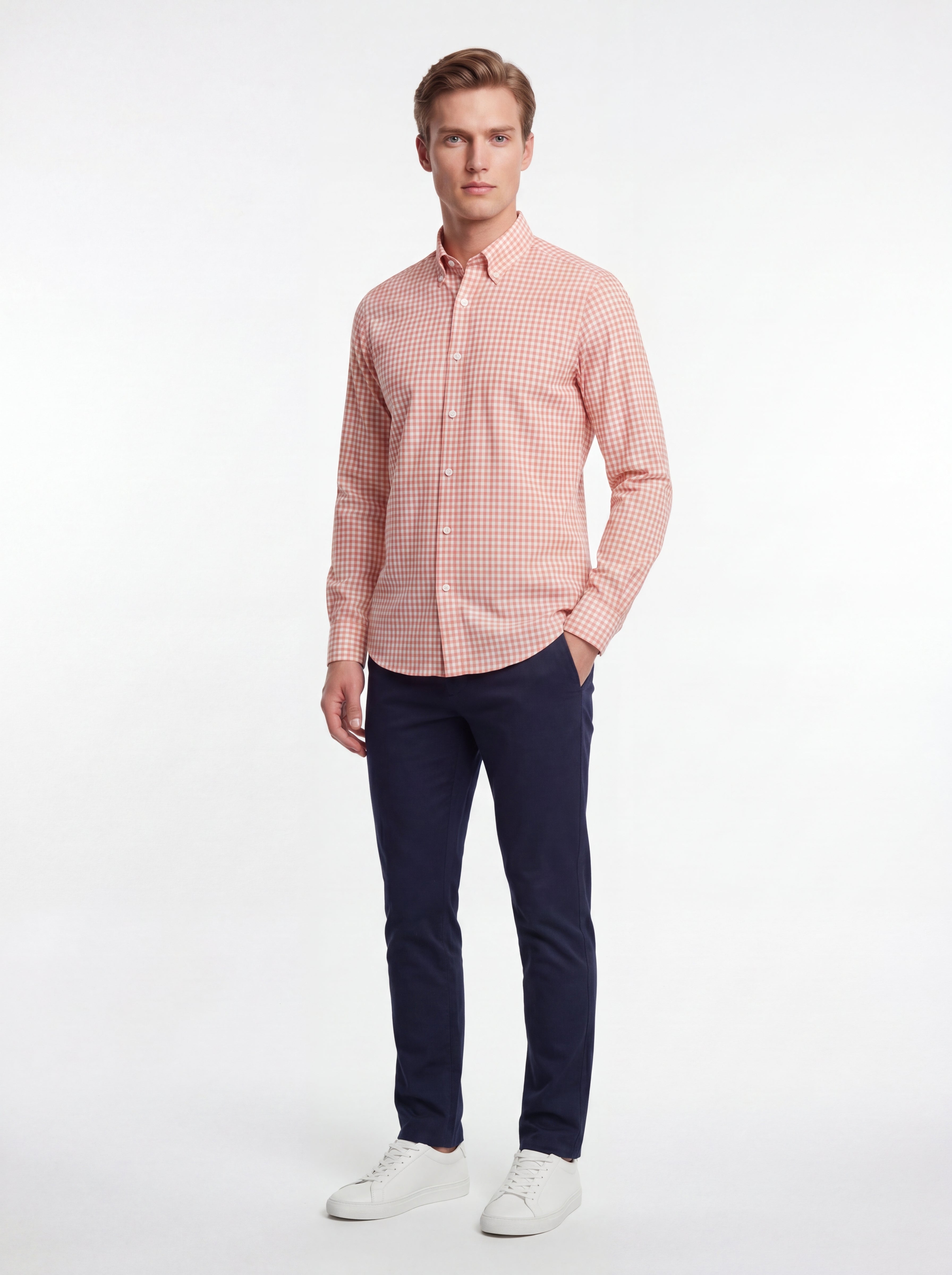Oxford Checks Formal Wear Shirt - A-Grade 501 Men's Cotton Shirt