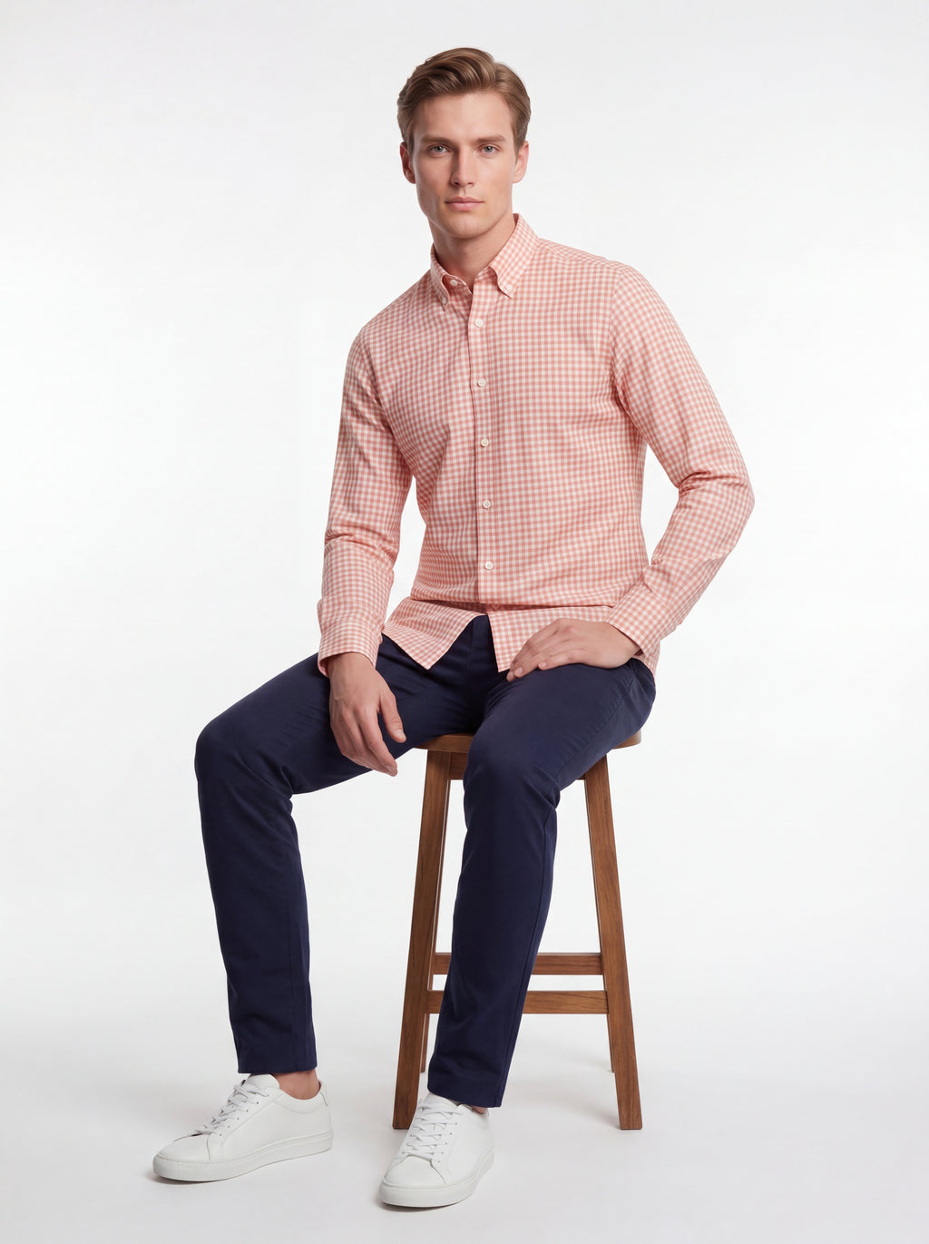 Oxford Checks Formal Wear Shirt - A-Grade 501 Men's Cotton Shirt