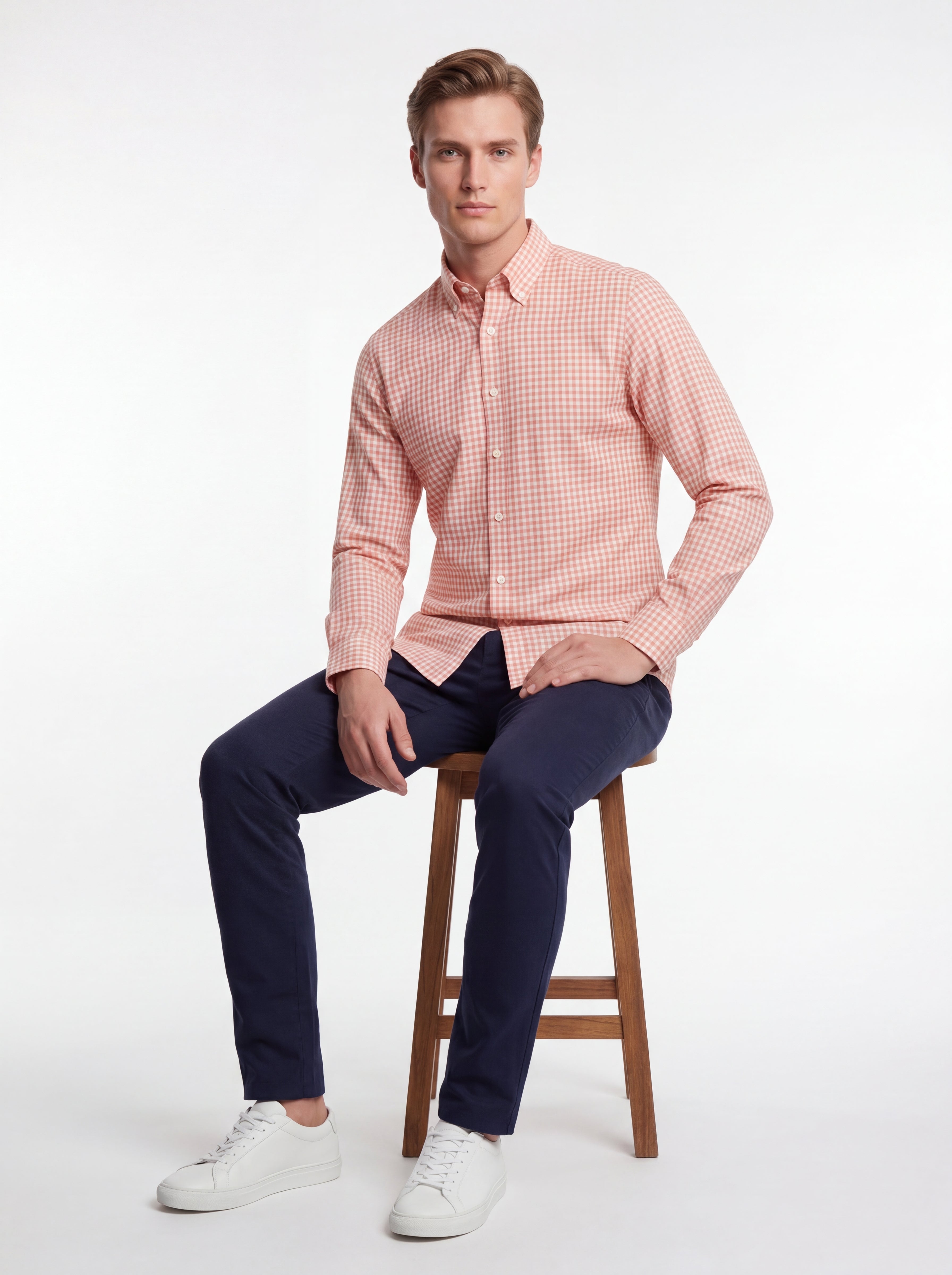 Oxford Checks Formal Wear Shirt - A-Grade 501 Men's Cotton Shirt